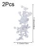Brxmpn 2-Pack Floral Embroidery Appliqués for Ironing or Sewing view 2
