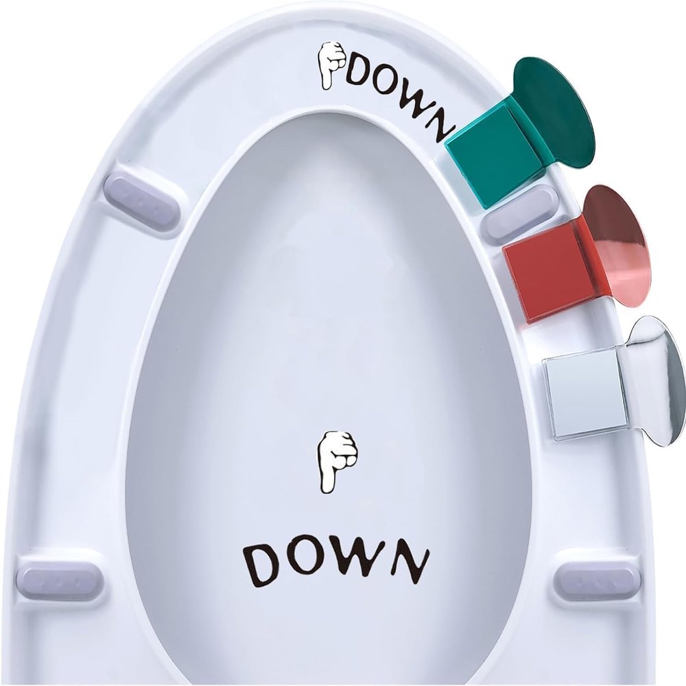 Toilet Seat Lifter with Sticker Set