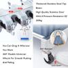 Floor-Standing Stainless Steel Cleaning Tool Cart with Wheels and Water Basin view 3