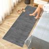 Gray Washable Non-Slip Runner Rug for Hallway or Kitchen, 110 x 250 cm view 3