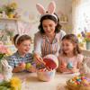 Large Plush Fillable Easter Eggs, 17 × 17 × 21 cm view 2