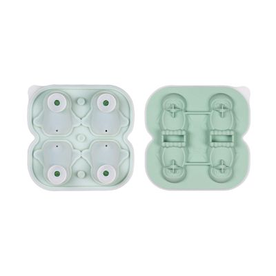 Penguin Silicone Ice Cube Tray with Stackable Lid