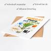 Lilavie-Design Personalized 16th Birthday Card – “Hooray, the Leek Is Turning 16!” view 2