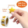 Gold Star Stickers, 500 Pieces, Self-Adhesive Craft Stickers view 2