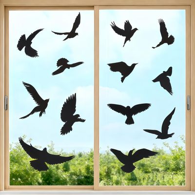 Bird Protection Window Stickers - 9 Sheets