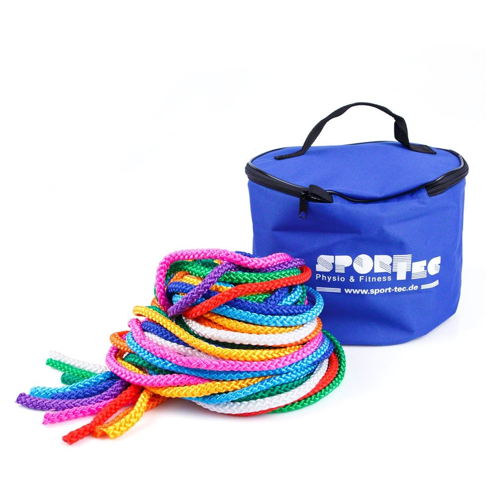Gymnastics Jump Ropes, 300 cm, Set of 30, incl. Storage Bag