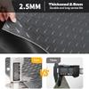 Garage Floor Mat - Non-Slip PVC Flooring for Industrial Use, Easy to Clean, Durable Diamond Plate Design view 4