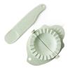 WGFOIP Dumpling Maker Set, Hanging, Multifunctional Manual Press Spoon Combination for Easy Dumpling Making in the Kitchen, Food-Grade PP Plastic (Green) view 3
