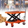 Hydraulic Lift Table Cart, 159 kg Capacity, 127 cm Height, 71.1 x 45.7 cm Platform, Manual Material Handling and Transport, Scissor Design for Easy Mobility view 1