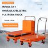 Hydraulic Lift Table Cart, 159 kg Capacity, 127 cm Height, 71.1 x 45.7 cm Platform, Manual Material Handling and Transport, Scissor Design for Easy Mobility view 2