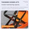Hydraulic Lift Table Cart, 159 kg Capacity, 127 cm Height, 71.1 x 45.7 cm Platform, Manual Material Handling and Transport, Scissor Design for Easy Mobility view 4