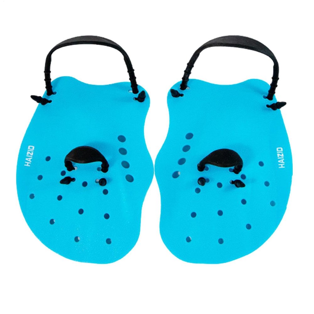Adjustable Silicone Palm Swim Gloves