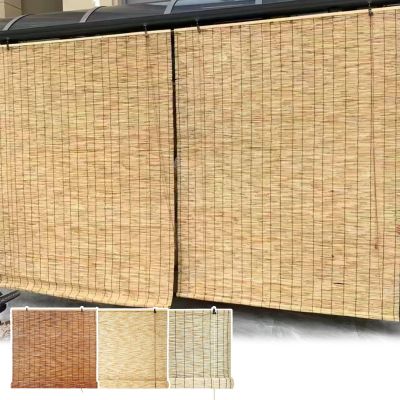ZAJENKUB Natural Bamboo Roller Shade