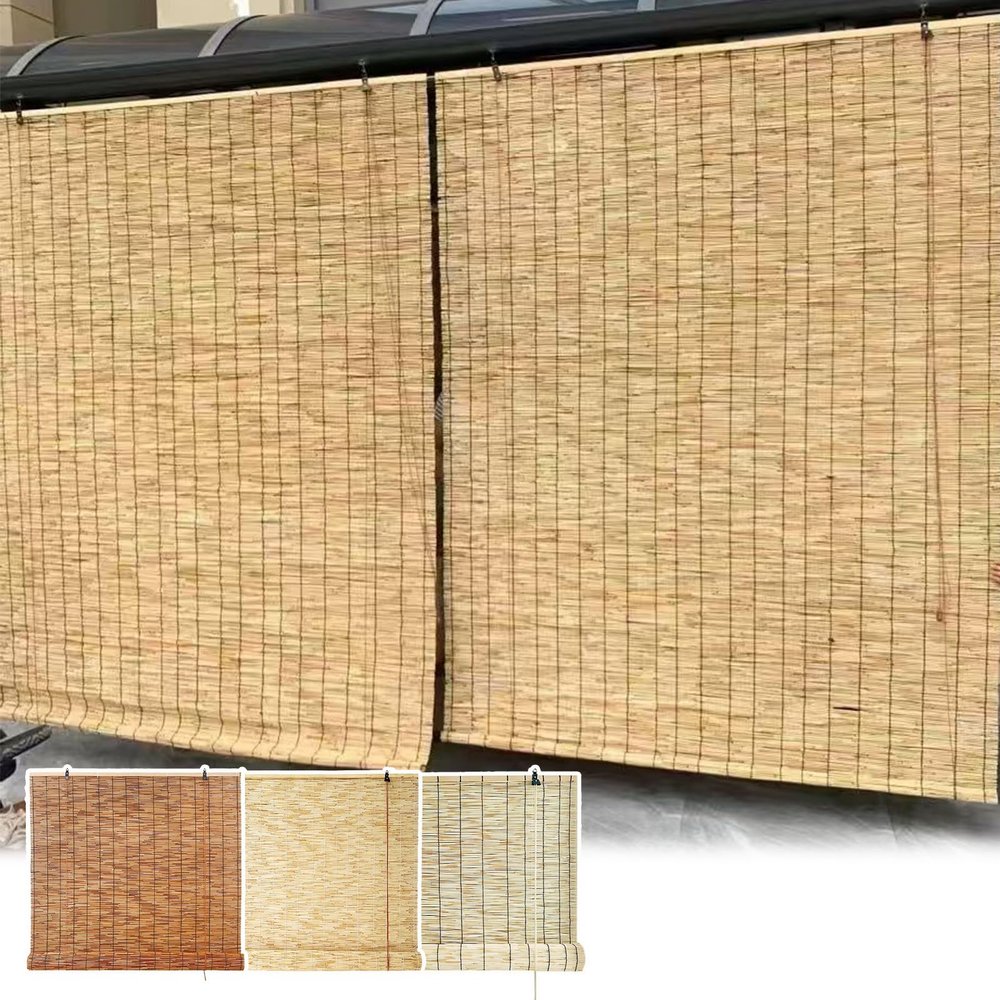 ZAJENKUB Natural Bamboo Roller Shade