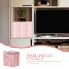 Hoement Self-Adhesive Acrylic Wall Stickers - Square Mirror Tiles view 3