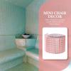 Hoement Self-Adhesive Acrylic Wall Stickers - Square Mirror Tiles view 4