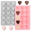 WJIAAA Heart Silicone Molds, 2-Pack view 1