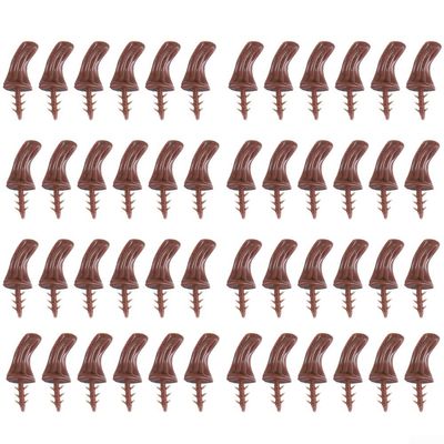 Set of 48 Artificial Pumpkin Stems for Halloween and Fall Crafts