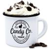 Enamel Mug, 300 ml - Cottontail Candy Co. Easter Bunny, White & Black view 1
