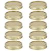 Two-Piece Glass Canning Lids, Stainless Steel, Standard and Wide Mouth, 70 mm/86 mm, 40 Pieces view 1