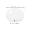 Kisangel Toilet Bolt Caps, White Plastic, 2 Pairs view 2