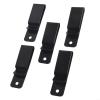 5 x Iron Belt Clips with Protective Coating and Manganese Steel Spring Hook view 1