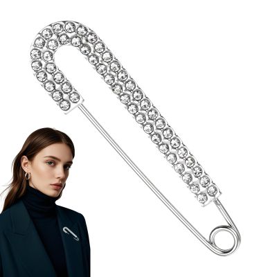 Safety Pin Brooch - Elegant Fashion Accessory