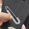 Safety Pin Brooch - Elegant Fashion Accessory view 3