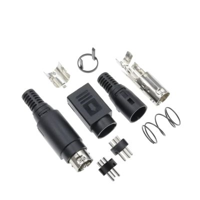 New 3-Pin/4-Pin Kycon Power DIN Plug for TFT LCD Flat-Screen TV, 12/24V DC Adapter, 4-Pin Plug, 3-Piece