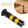 Yellow Cold-Rolled Steel Traffic Bollard with Reflective Film view 3