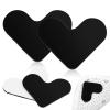 Lurrose Heart-Shaped Carpet Stickers with Non-Slip Technology for Tiles and Bathrooms - 4 Pack view 1