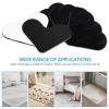 Lurrose Heart-Shaped Carpet Stickers with Non-Slip Technology for Tiles and Bathrooms - 4 Pack view 3