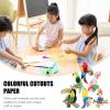 SOIMISS 6-Piece Paper Bird Cutouts with Cotton Hanging Strings view 3