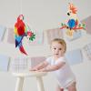 SOIMISS 6-Piece Paper Bird Cutouts with Cotton Hanging Strings view 4