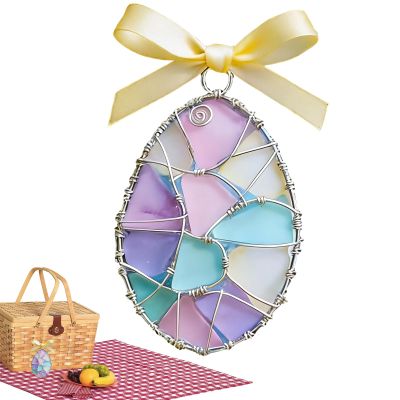 Ancsttu Easter Bunny Statue - Acrylic 2D Flat Cute Decoration
