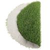 SEWACC Round Green Artificial Grass Mat for Outdoor Table Décor view 1