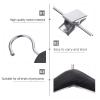 Abaodam Pet Clothes Hanger - Black Wood with Adjustable Metal Clip view 3
