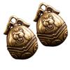 Healifty 2-Pack Brass Rabbit Bells view 1