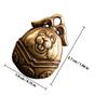 Healifty 2-Pack Brass Rabbit Bells view 2