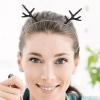 Kisangel Artificial Deer Antler Headband, Black Plastic, Realistic DIY Hair Accessory for Christmas and Festive Costumes, 2 Pairs view 4