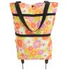 Toyvian Large Foldable Oxford Fabric Shopping Trolley Bag, Orange view 1