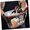 Toyvian Iron Ice Bucket with Handle view 4