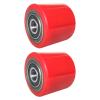 YUSSEQDD Forklift Replacement Wheels with Bearings, PU Roller, 80 x 70 mm view 2