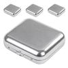 Small Portable Ashtrays with Lids, 4-Piece Set, Stainless Steel view 1