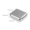 Small Portable Ashtrays with Lids, 4-Piece Set, Stainless Steel view 2
