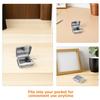 Small Portable Ashtrays with Lids, 4-Piece Set, Stainless Steel view 3