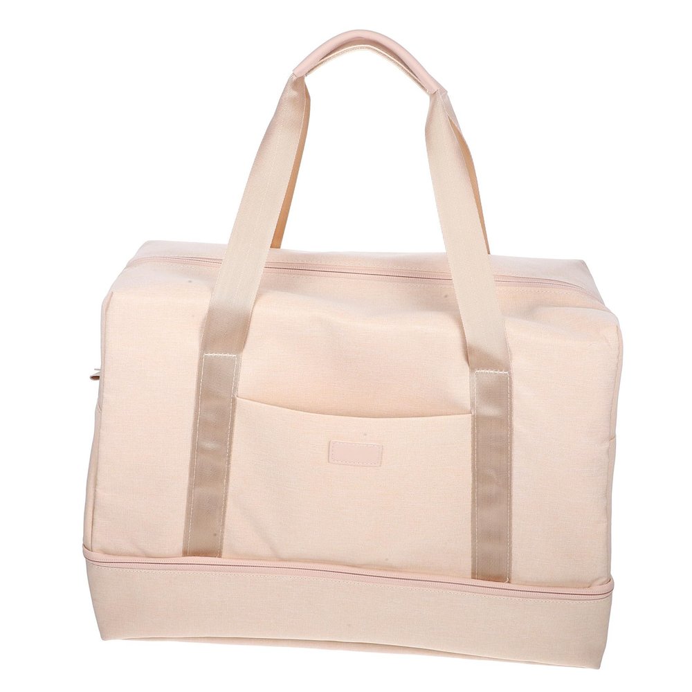 JOINPAYA Large Foldable Fabric Travel Bag with Separate Wet and Dry Compartments