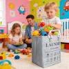 48 L Laundry Hamper with Handles, Foldable Organizer view 2