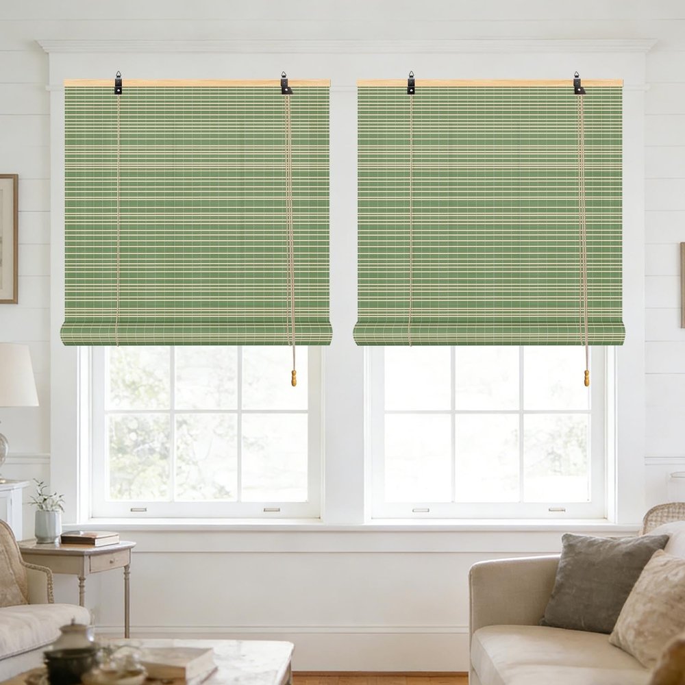 YYDPSHH Bamboo Roller Shade