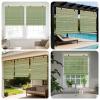 YYDPSHH Green Bamboo Shades view 3
